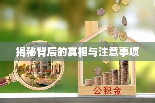 乾安揭秘背后的真相与注意事项