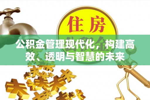 乾安公积金管理现代化，构建高效、透明与智慧的未来