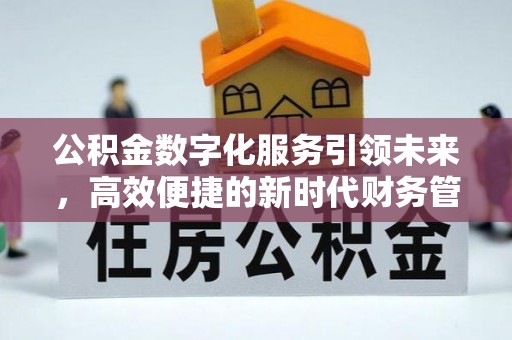 乾安公积金数字化服务引领未来，高效便捷的新时代财务管理